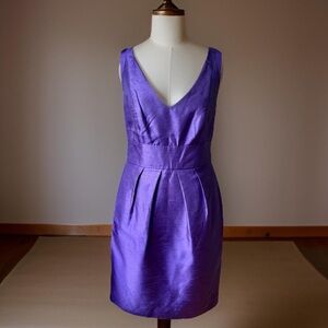 Purple/Provence Violet Jenny Yoo Bridesmaid Dress in Luxe Shantung | Size 8